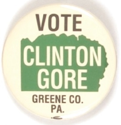 Clinton-Gore Greene County, Pa.