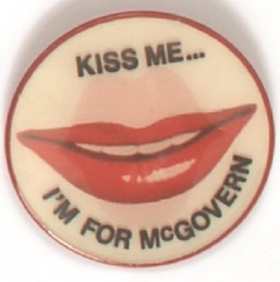 Kiss Me Im for McGovern Flasher