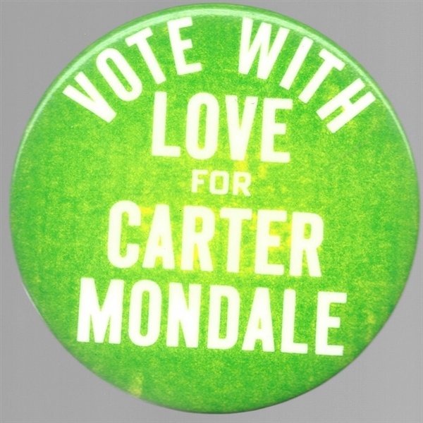 Vote with Love for Carter-Mondale