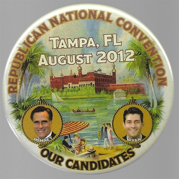 Romney Tampa, Florida, 2008 Convention Pin