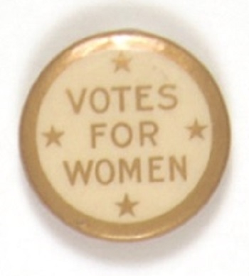 Votes for Women Gold and White Five Stars