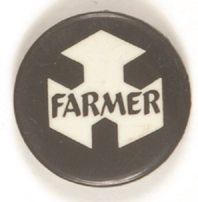 Farmer New York Civil Rights Related Pin