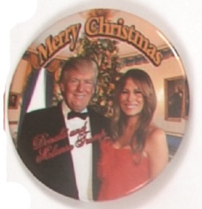 Donald and Melania Trump Merry Christmas