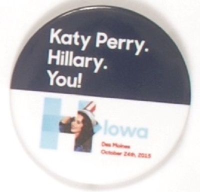 Katy Perry for Clinton, Iowa