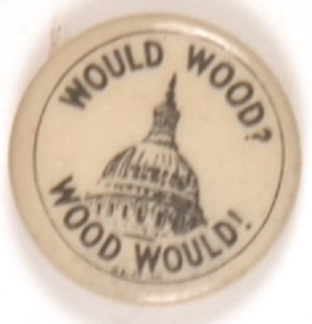 Would Wood? Wood Would! Leonard Wood GOP Hopeful