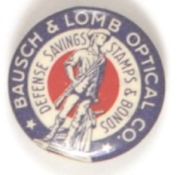 Bausch and Lomb Defense Savings Stamps