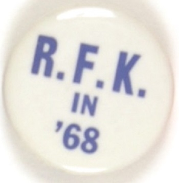RFK in 68 Blue Letters