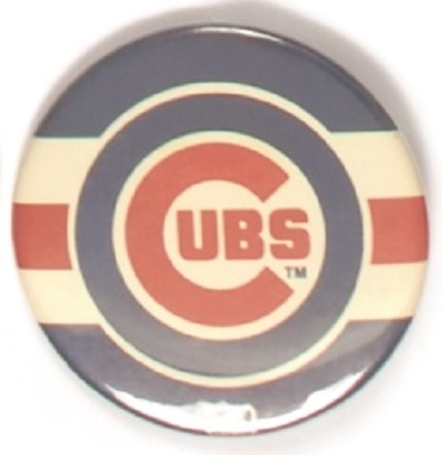 Chicago Cubs Red, White and Blue Celluloid