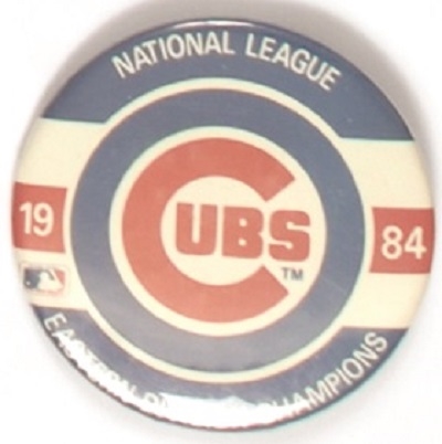 Cubs 1984 Eastern Division Champions