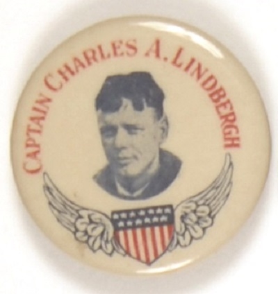 Capt. Lindbergh Flying Shield