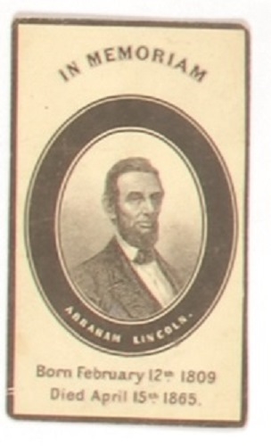 Lincoln Memorial Card