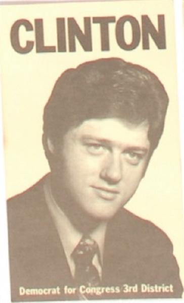 Clinton for Congress Early Arkansas Card