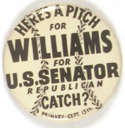 Heres a Pitch for Williams for Senator