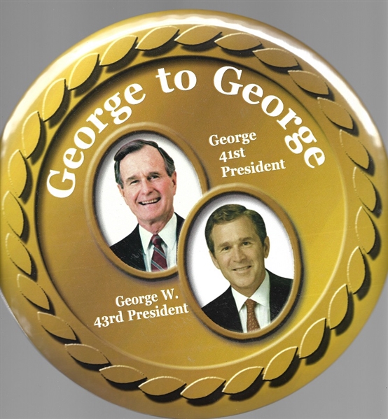 George to George, Bush 9 Inch Celluloid