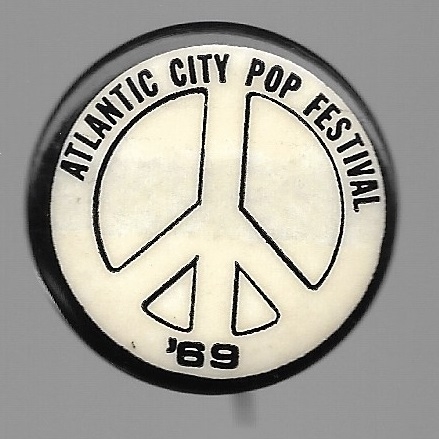 Atlantic City Pop Festival 1969 Peace Sign 