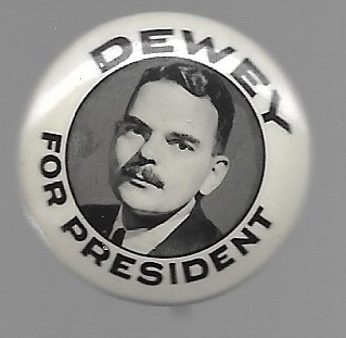 Dewey for President Sharp Celluloid 