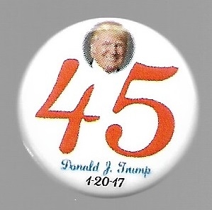 Trump 45 Inaugural Pin 
