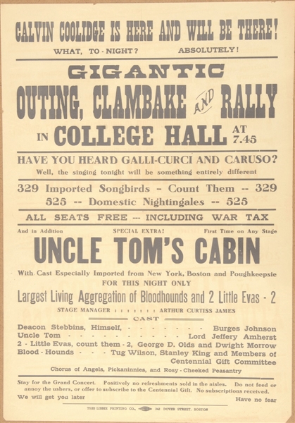 Coolidge Satire Poster