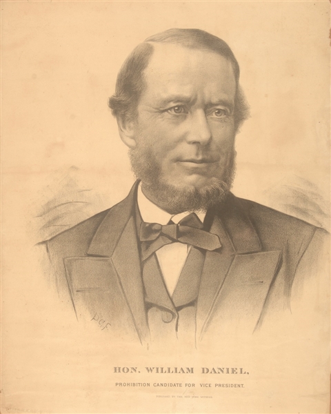 William Daniel, 1884 Prohibition Party Candidate for Vice President