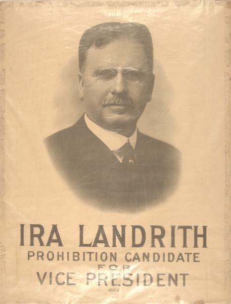 Ira Landrith 1916 Prohibition Party Candidate for Vice President
