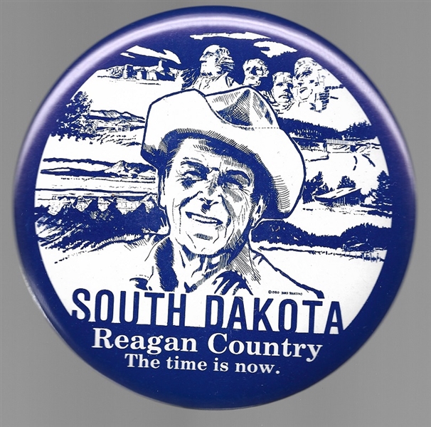 South Dakota Reagan Country 6 Inch Celluloid