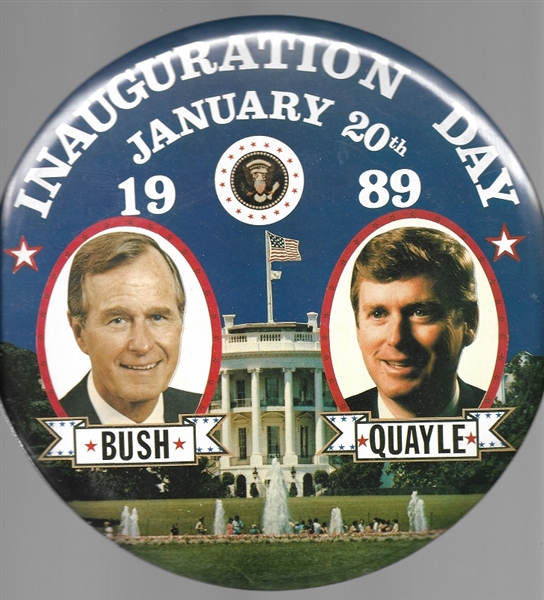 Bush-Quayle 9 Inch Inaugural Jugate
