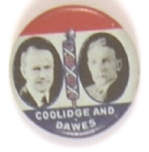Coolidge and Dawes Scarce Litho Jugate