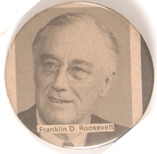Franklin D. Roosevelt Unknown Picture Pin