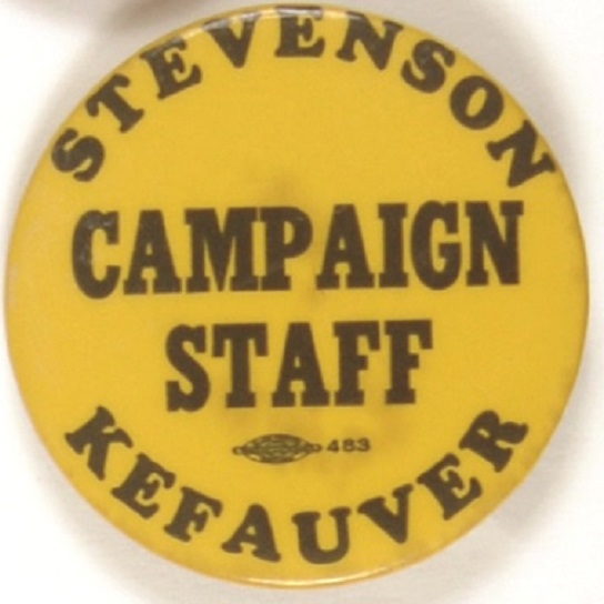 Stevenson-Kefauver Campaign Staff