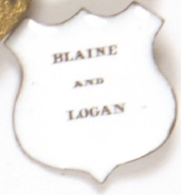 Blaine-Logan Smaller Porcelain Pin