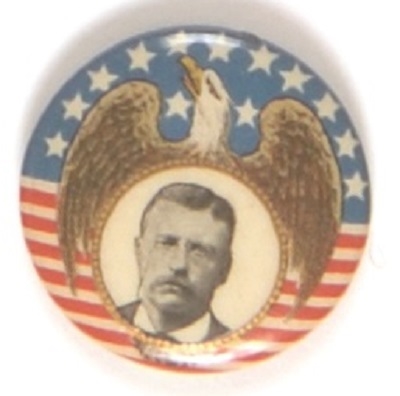 Theodore Roosevelt Eagle Celluloid