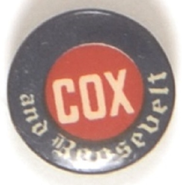 Cox and Roosevelt Word Pin