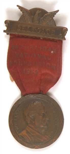 Taft 1912 Delegate Badge