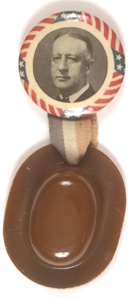 Al Smith Pin with Brown Derby
