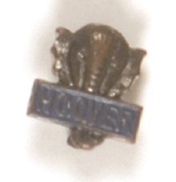 Hoover Small GOP Elephant Pin
