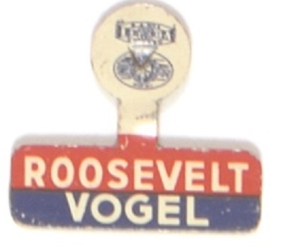 Roosevelt and Vogel Scarce North Dakota Tab