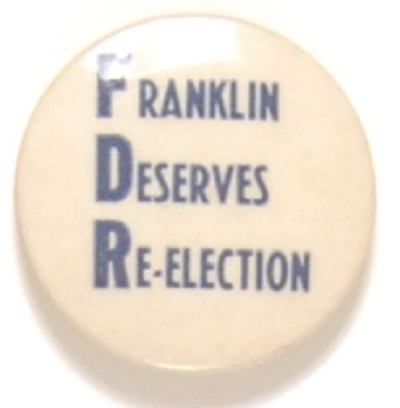 FDR Franklin Deserves Re-Election