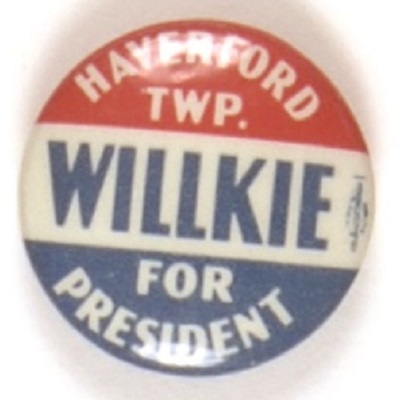 Haverford Township for Willkie