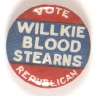 Willkie, Blood, Stearns New Hampshire Coattail