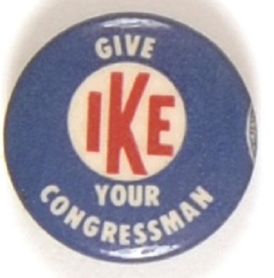 Give Ike Your Congressman Bullseye