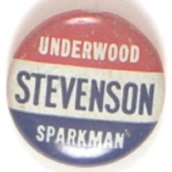 Stevenson, Sparkman, Underwood Kentucky Coattail