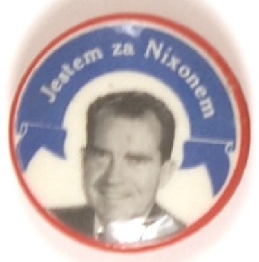 Nixon Polish Language Pin