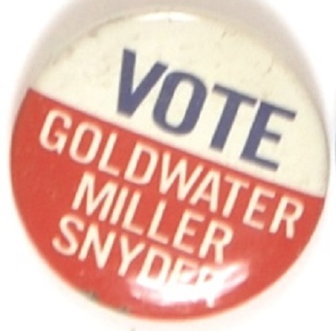 Goldwater, Miller, Snyder Kentucky Coattail