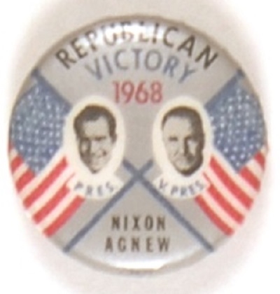 Nixon-Agnew 1968 Silver Jugate