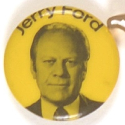 Gerald Ford Yellow Celluloid