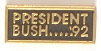 President Bush 92 Clutchback Pin