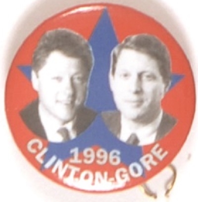 Clinton-Gore 1996 Star Jugate