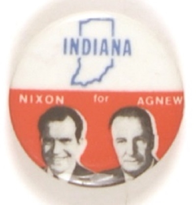 Nixon-Agnew 1968 State Set, Indiana