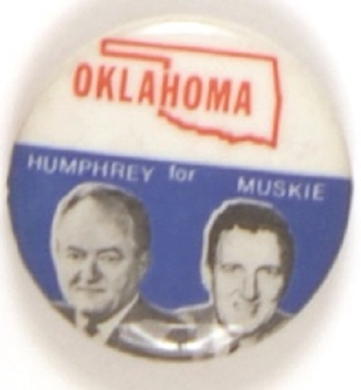 Humphrey-Muskie 1968 State Set, Oklahoma
