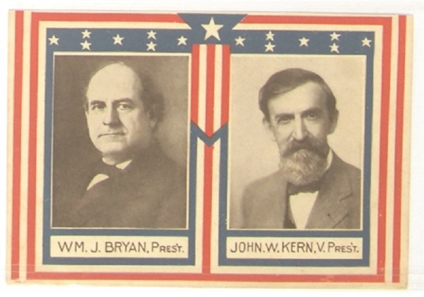 Bryan-Kern 1908 Postcard